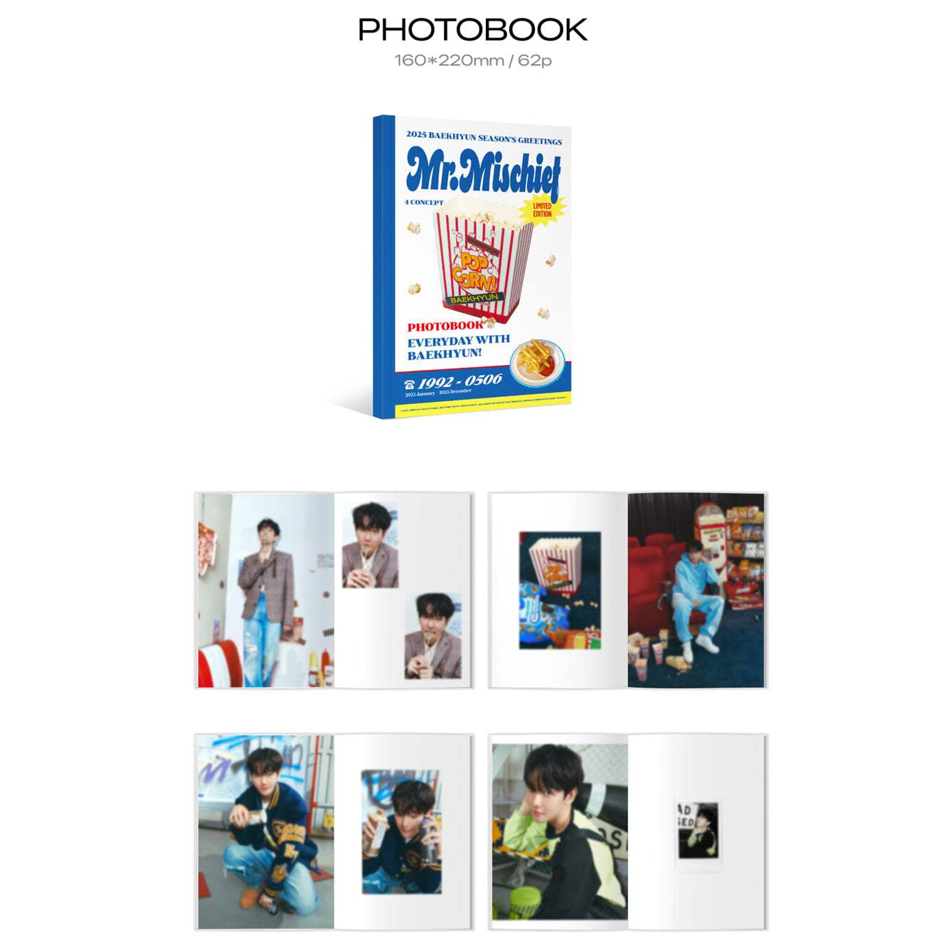 BAEKHYUN - 2025 Season's Greetings (Mr. Mischief) - INB100 - Merchandise - Harumio