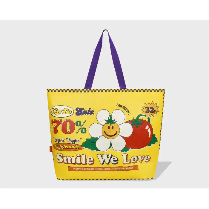 Wiggle Wiggle - Super Market Reusable Shopper Bag - Wiggle Wiggle - Home & Living, Accessories - Harumio