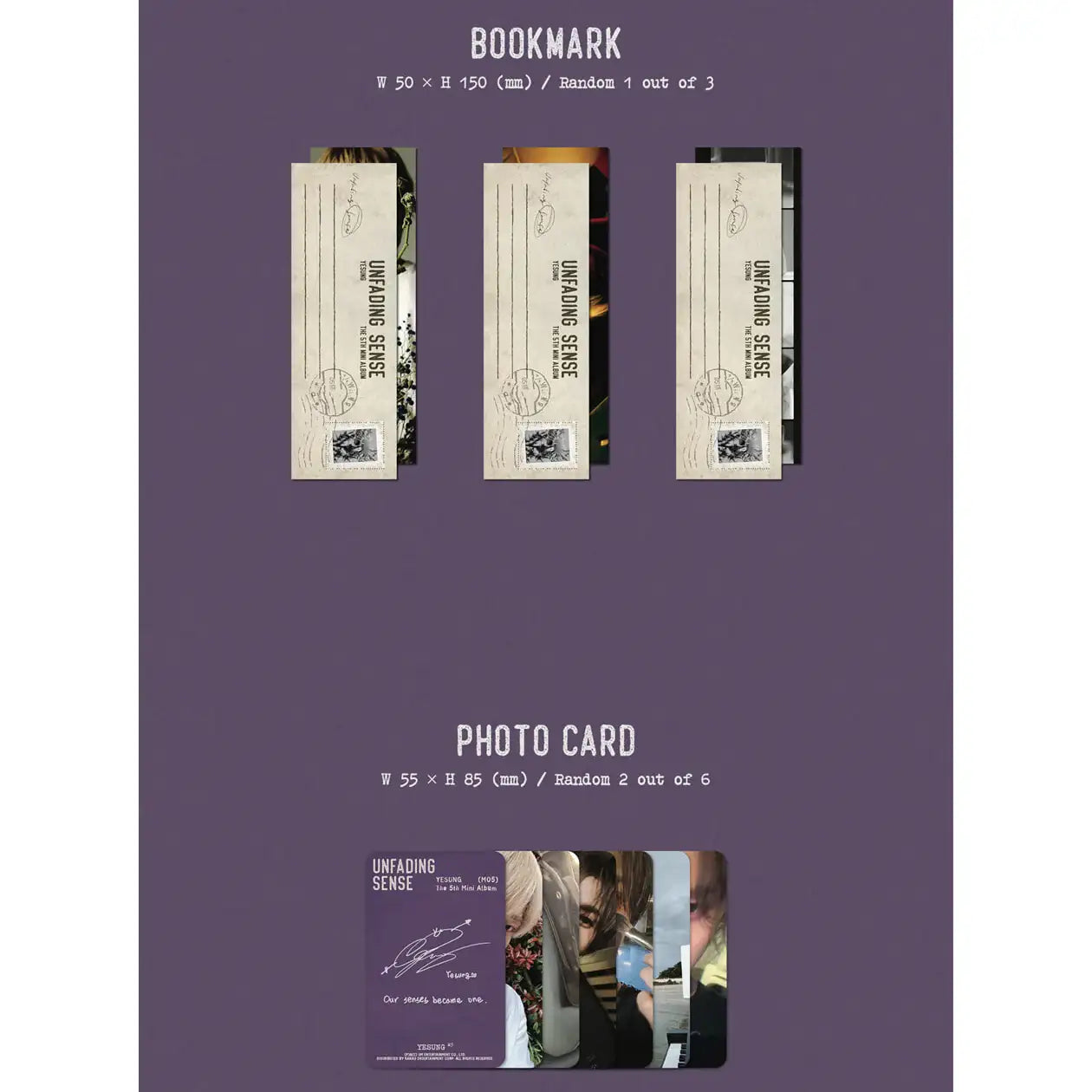 Yesung - Unfading Sense : 5th Mini Album (Special Version) - Yesung - Album - Harumio