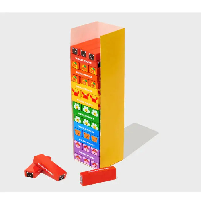 Wiggle Wiggle - Wiggle Friends Wood Block Set - Wiggle Wiggle - Wood Blocks - Harumio