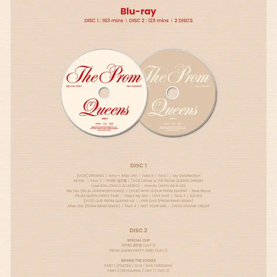 IVE - First Fan Concert : The Prom Queens (Blu-Ray) - IVE - Album - Harumio