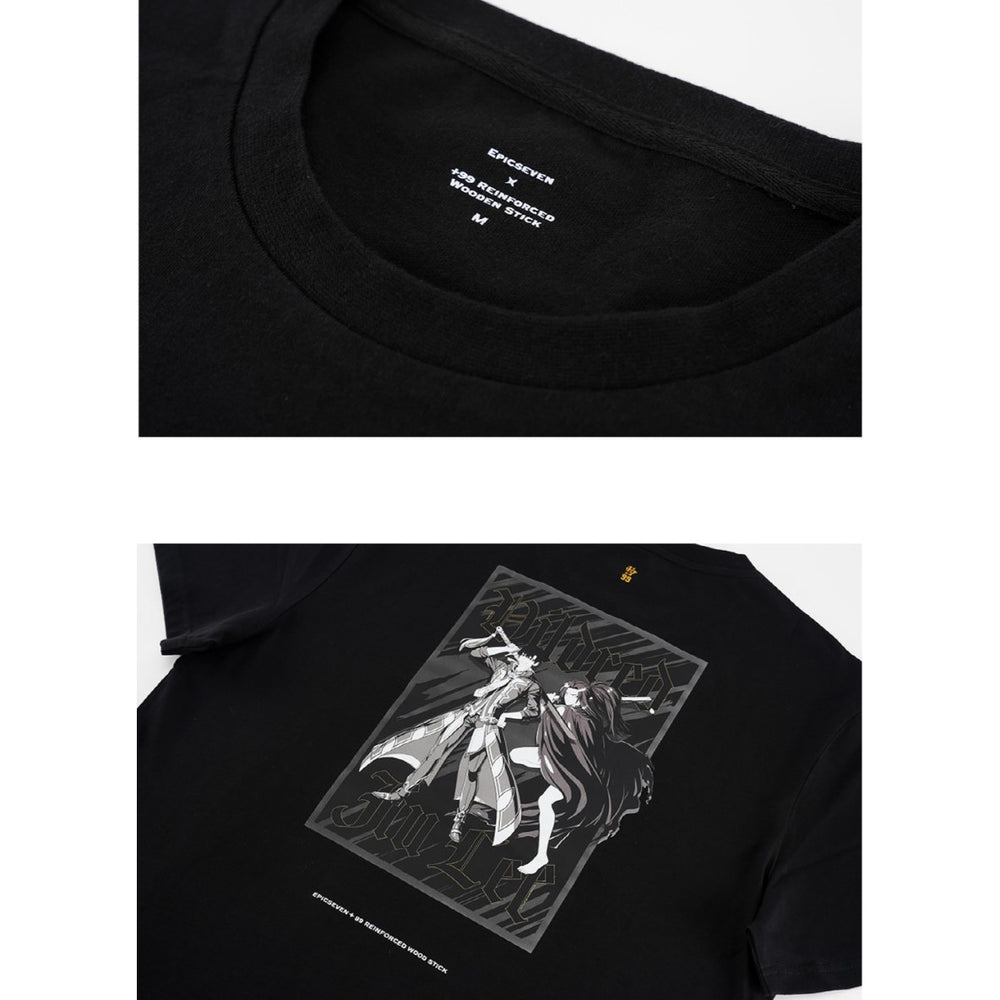 +99 Reinforced Wooden Stick - Short Sleeve T-Shirt - Webtoon Friends - Home & Living, Accessories - Harumio