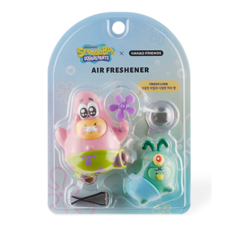SpongeBob x Kakao Friends - Car Air Freshener & Figure Set Baby Chunsik & Jordy
