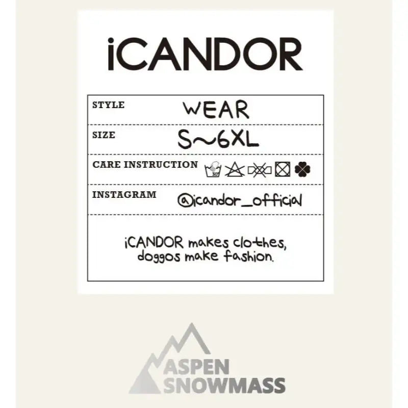 iCANDOR - F/W Edition - Adventure Parka, Thermo 3 - iCANDOR - Pet Clothes - Harumio
