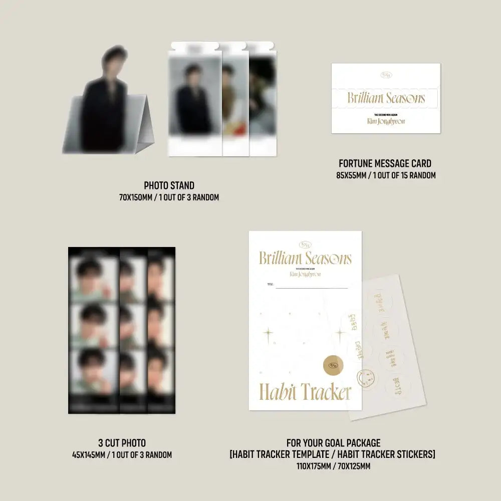Kim Jong Hyeon - Brilliant Seasons : 2nd Mini Album - Kakao Entertainment / Evermore Music - Album - Harumio