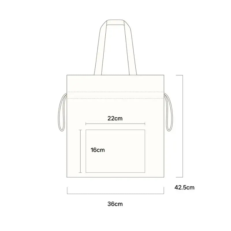 Jeong-Nyeon - String Eco Bag - Soone Content - Eco Bags - Harumio