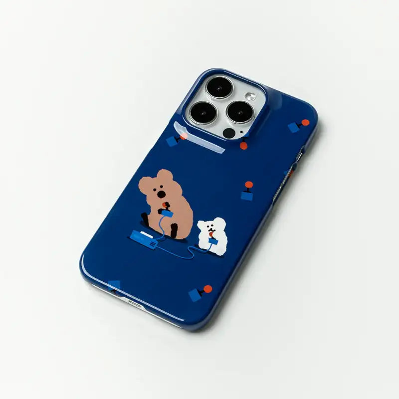Dinotaeng - Let's Drift iPhone Hard Case - Dinotaeng - Phone Cases - Harumio