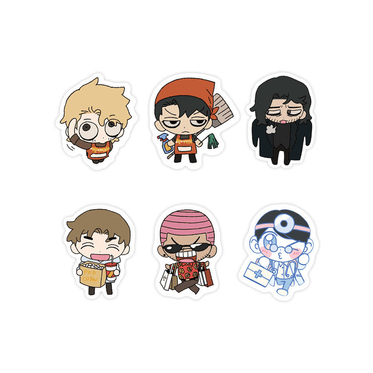 Killer Crush - Piece Sticker Set (A)