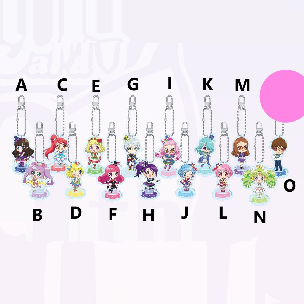 PriPara 10th Anniversary Pop-up - SD Hologram Acrylic Stand Keyring