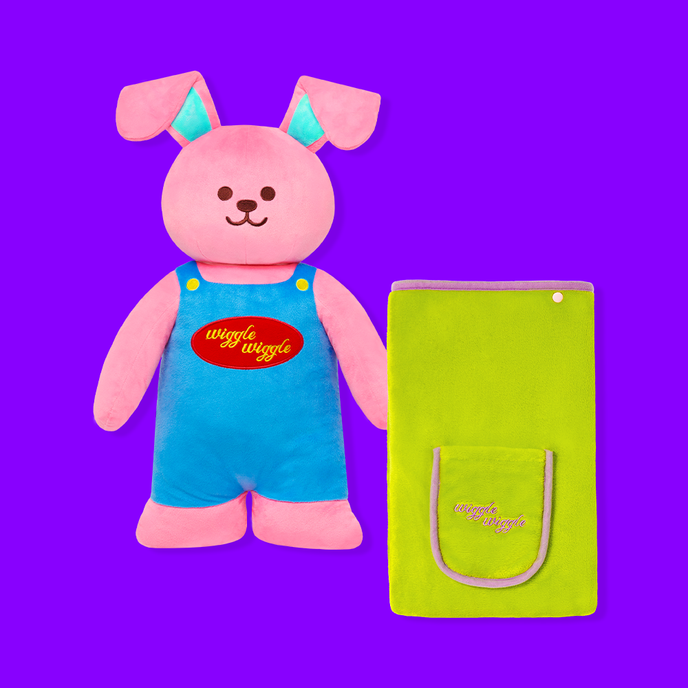Wiggle Wiggle - Cushion Blanket (Little Play Bunny)