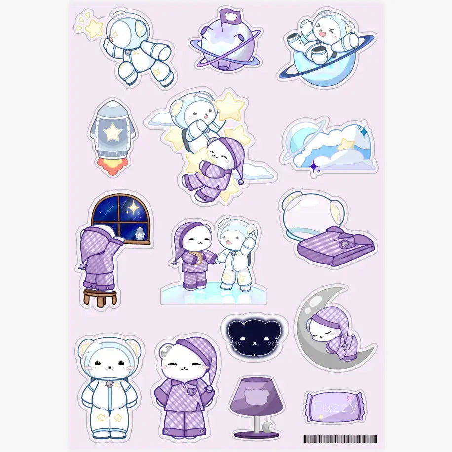 Hyunin Binni Sketchbook - Universe Sticker - Marpple Shop - Sticker - Harumio