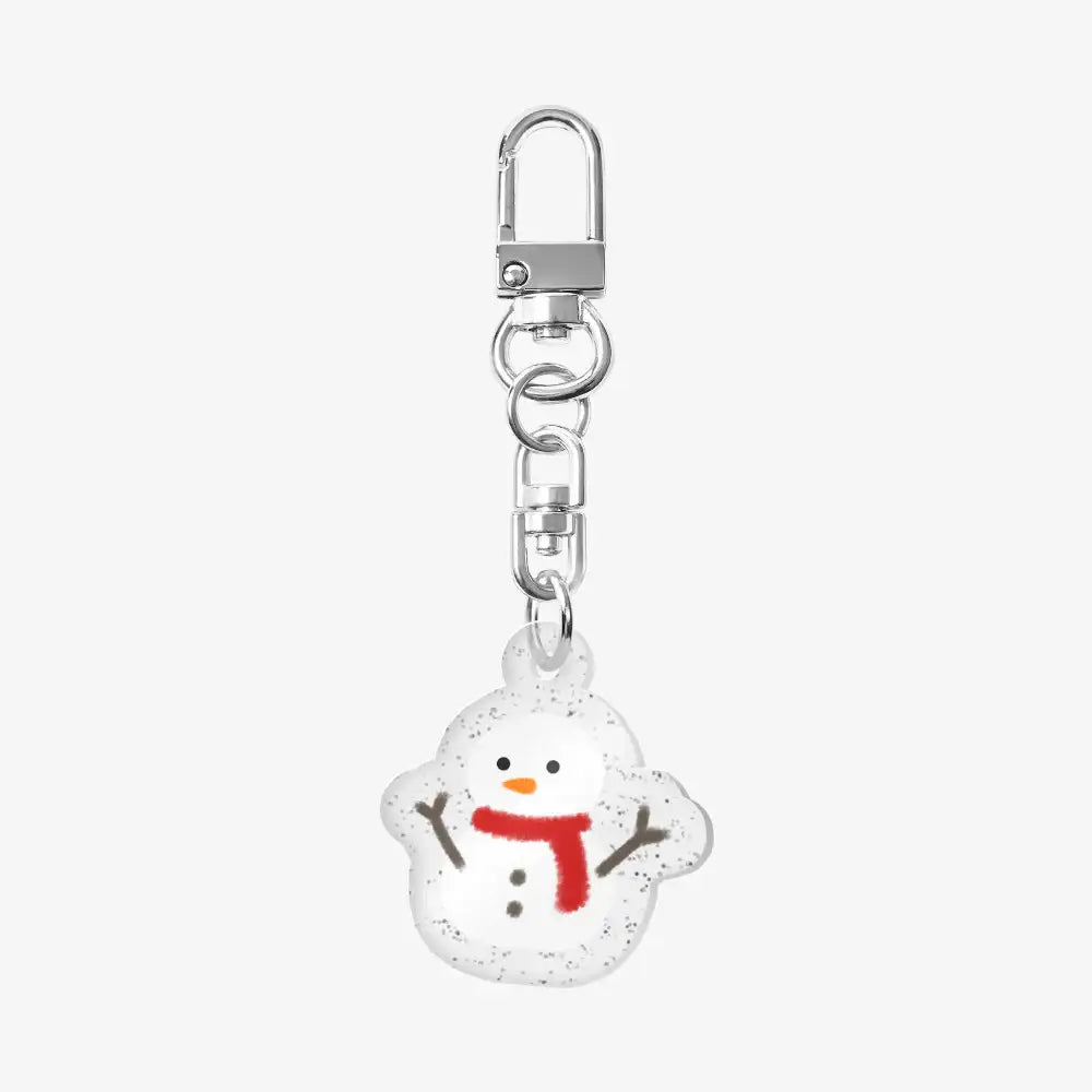 Minimal Shop - Snowman Acrylic Keyring - Marpple Shop - Keyring - Harumio