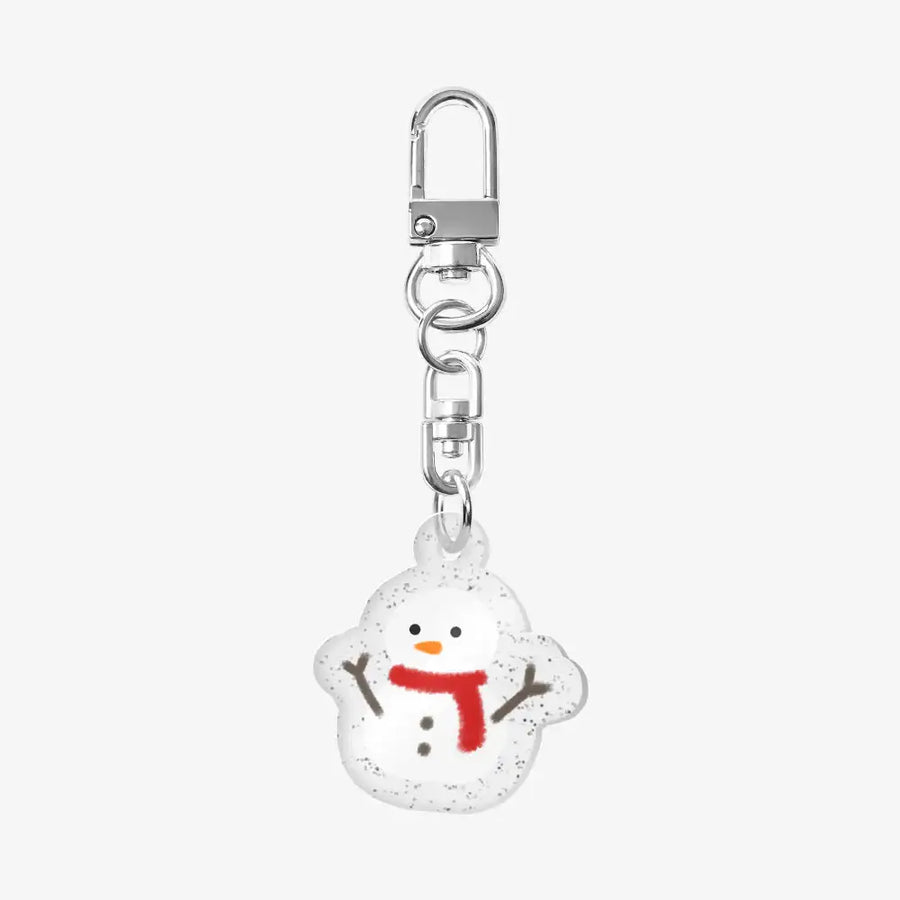 Minimal Shop - Snowman Acrylic Keyring - Marpple Shop - Keyring - Harumio