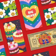 Wiggle Wiggle - Gift Envelope Set - Wiggle Wiggle - gift envelope - Harumio
