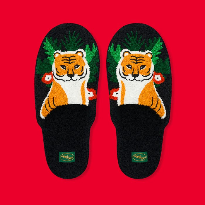 Wiggle Wiggle - Tiger Terry Home Slippers