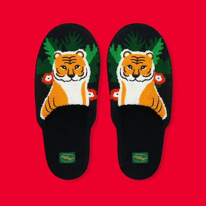 Wiggle Wiggle - Tiger Terry Home Slippers - Wiggle Wiggle - Slipper - Harumio