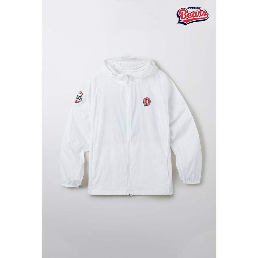 SPAO x Doosan Bears - Light Packable Windbreaker (White) - SPAO - Windbreaker - Harumio
