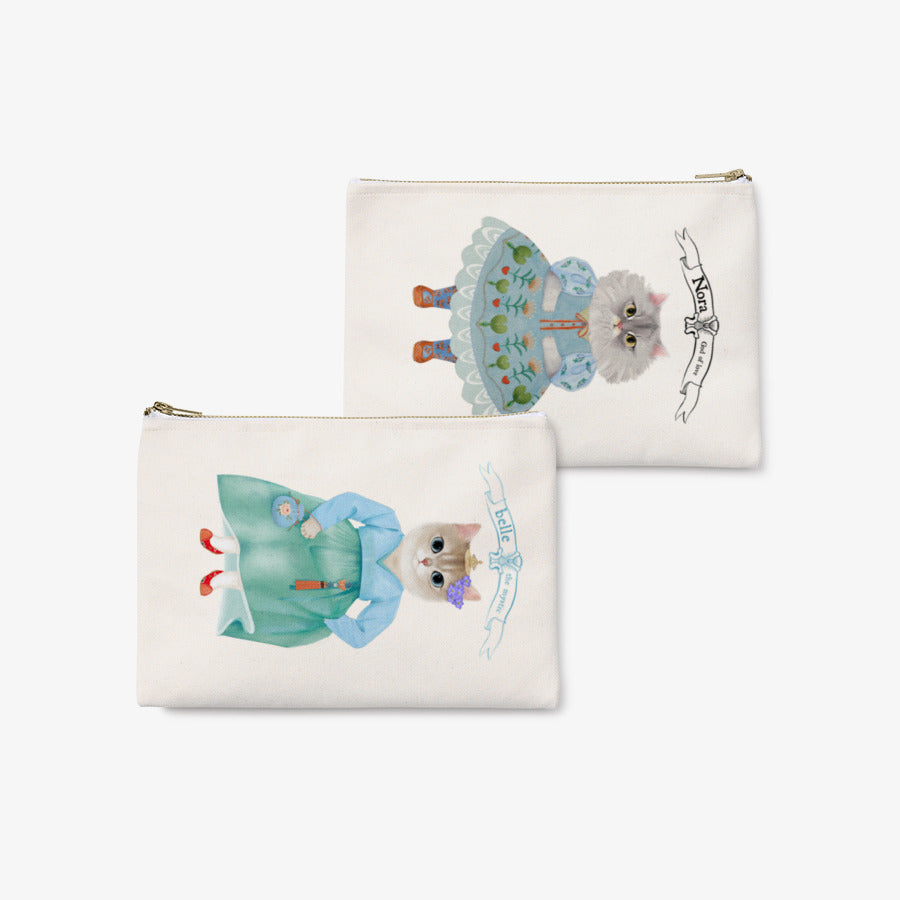 KK Lifestyler - Purry Pouch (Nora & Belle) - Marpple Shop - Pouch - Harumio