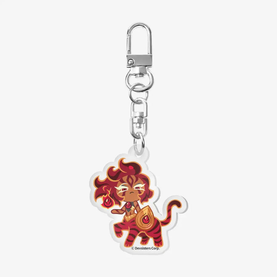 Cookie Run : Kingdom - Nutmeg Tiger Cookie Acrylic Keyring - Cookie Run - Keyring - Harumio