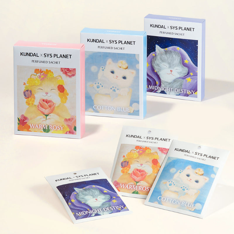 KUNDAL x SYS PLANET - Shampoo & Treatment + Perfumed Sachet Set