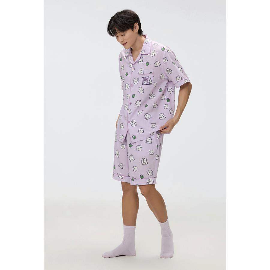 SPAO x Kerham - You Can Wear As Soon As You Lie Down Short Sleeve Pajamas Set - SPAO - Pajamas - Harumio