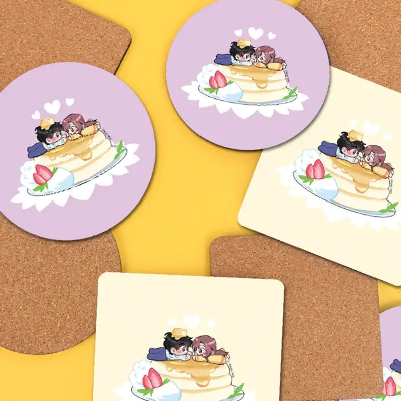 The Northern Duke Needs a Warm Hug - Cork Coaster - Webtoon Shop - Cork Coaster - Harumio