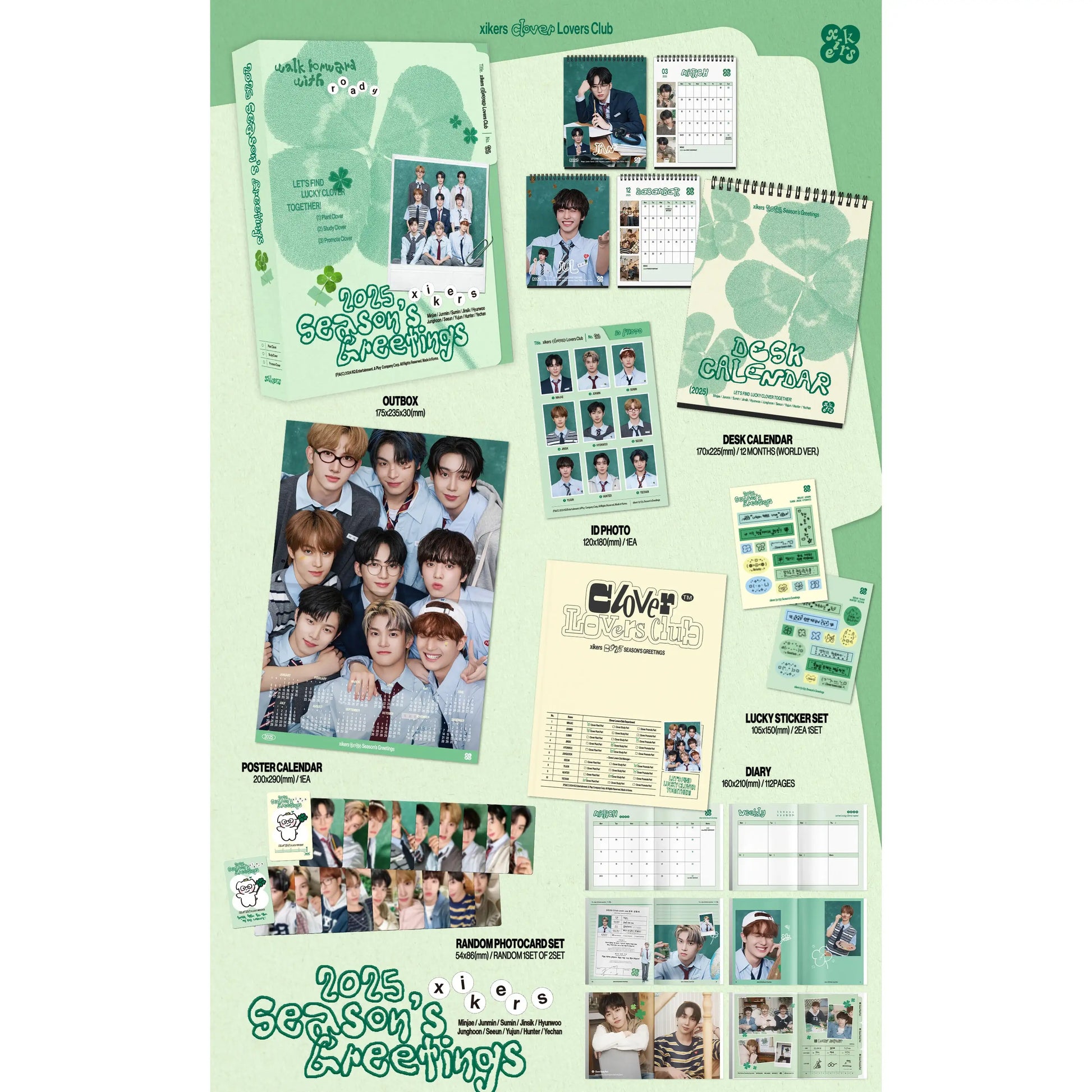 Xikers - 2025 Season's Greetings - KQ Entertainment - Merchandise - Harumio