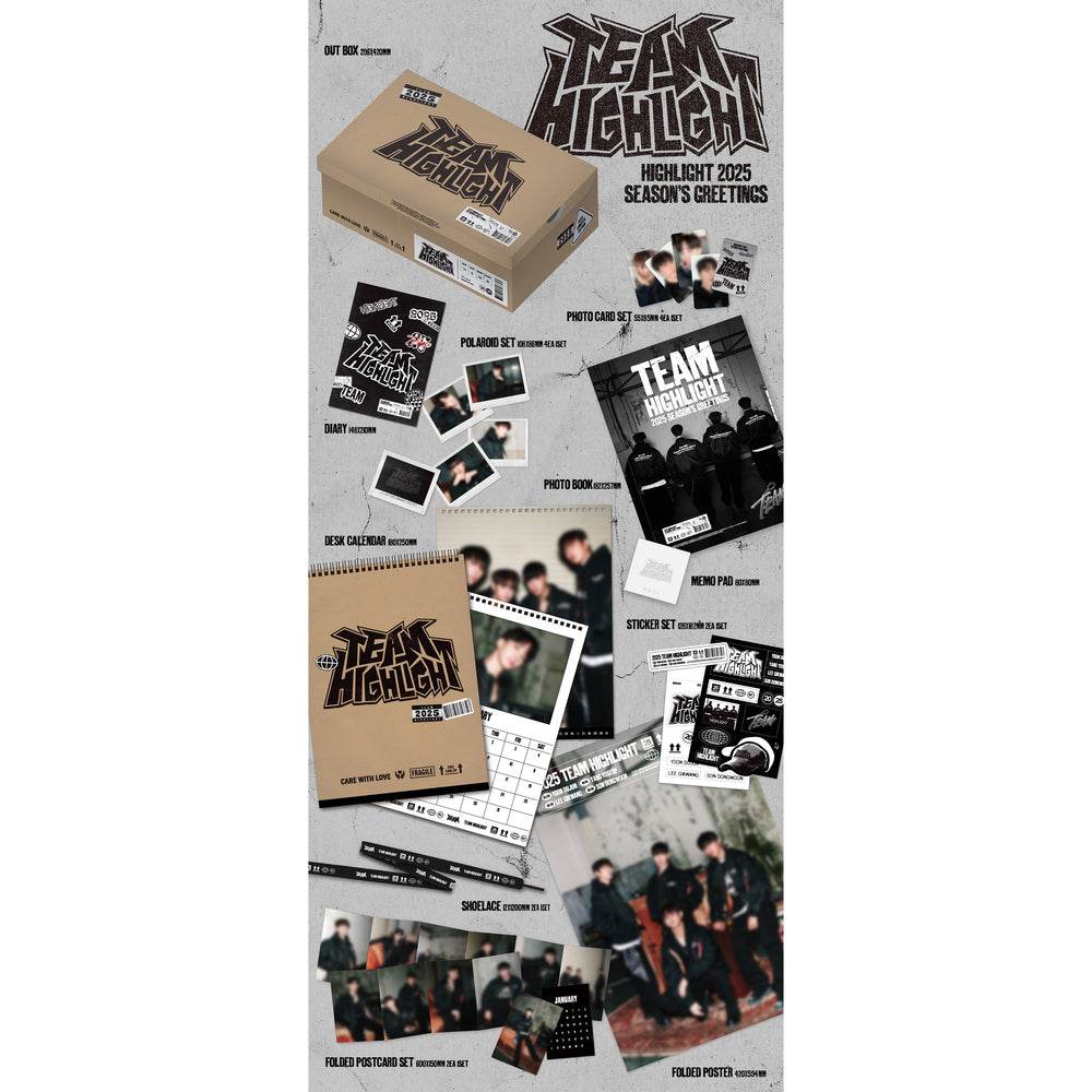 HIGHLIGHT - 2025 Season's Greetings (TEAM Ver.) - Around Us Entertainment - Merchandise - Harumio