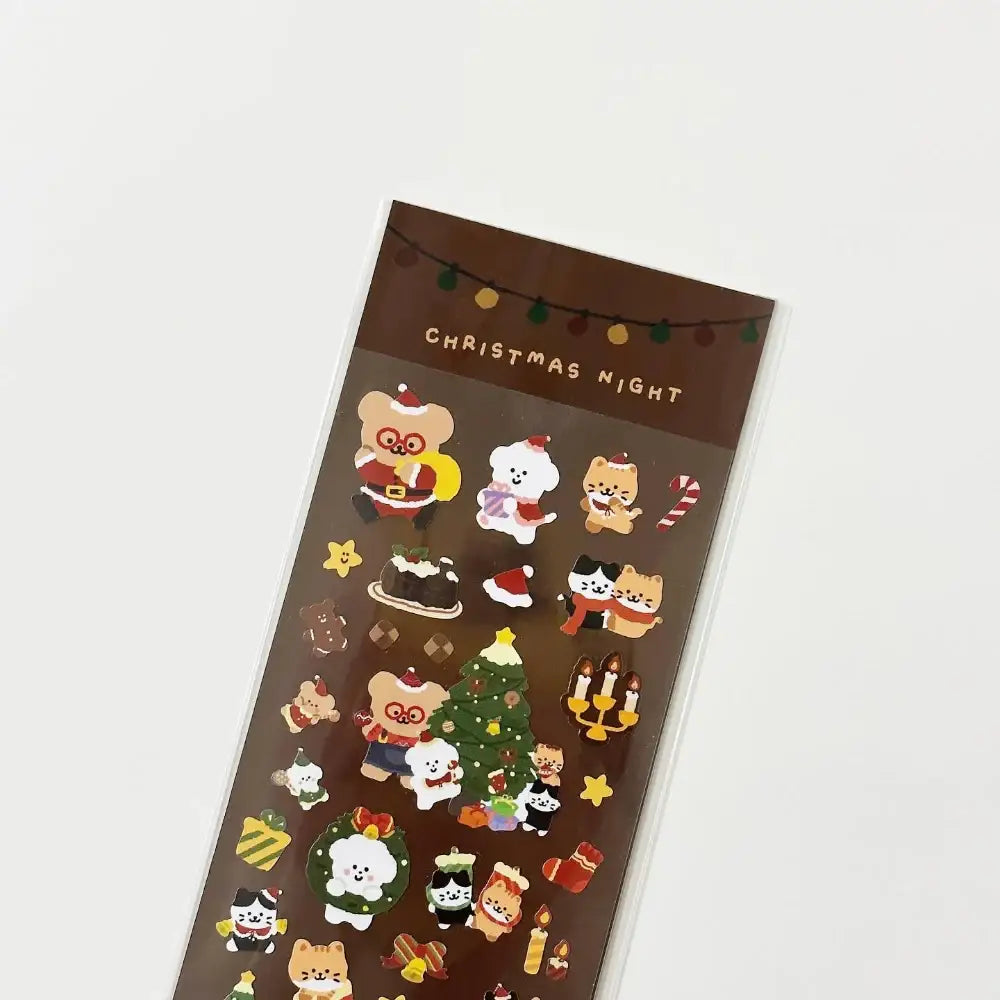 Teteum - Christmas Night Sticker - Teteum - Stationary - Harumio