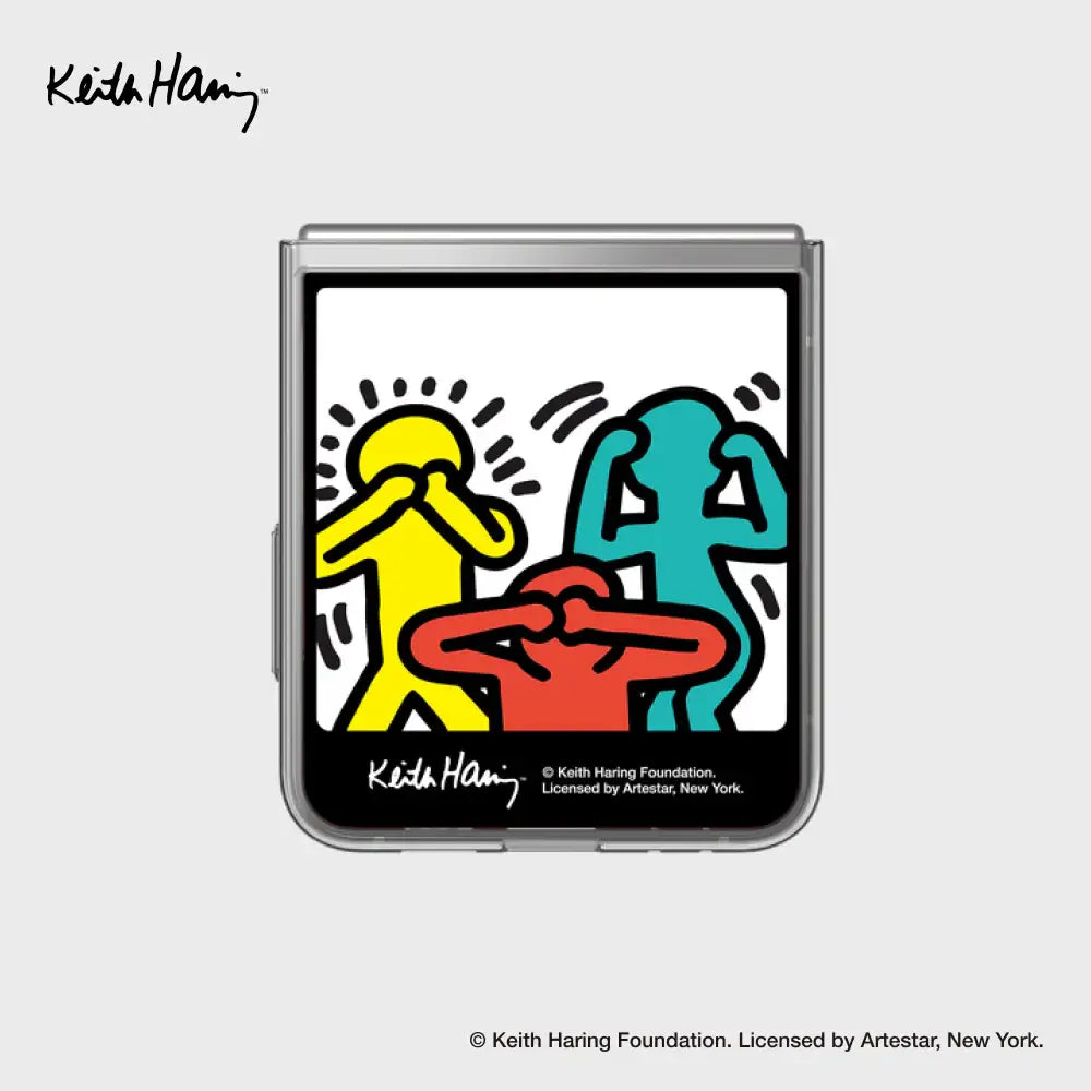 SLBS - Keith Haring Photo Flip Suit Card (Galaxy Z Flip6) - SLBS - flip suit card - Harumio