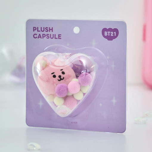 BT21 - BABY PEARL Doll Keychain - Line Friends - Doll Keyring - Harumio