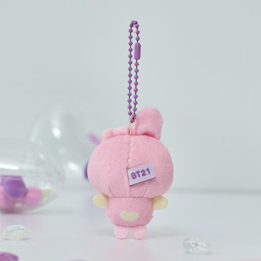 BT21 - BABY PEARL Doll Keychain - Line Friends - Doll Keyring - Harumio