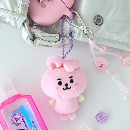 BT21 - BABY PEARL Doll Keychain - Line Friends - Doll Keyring - Harumio