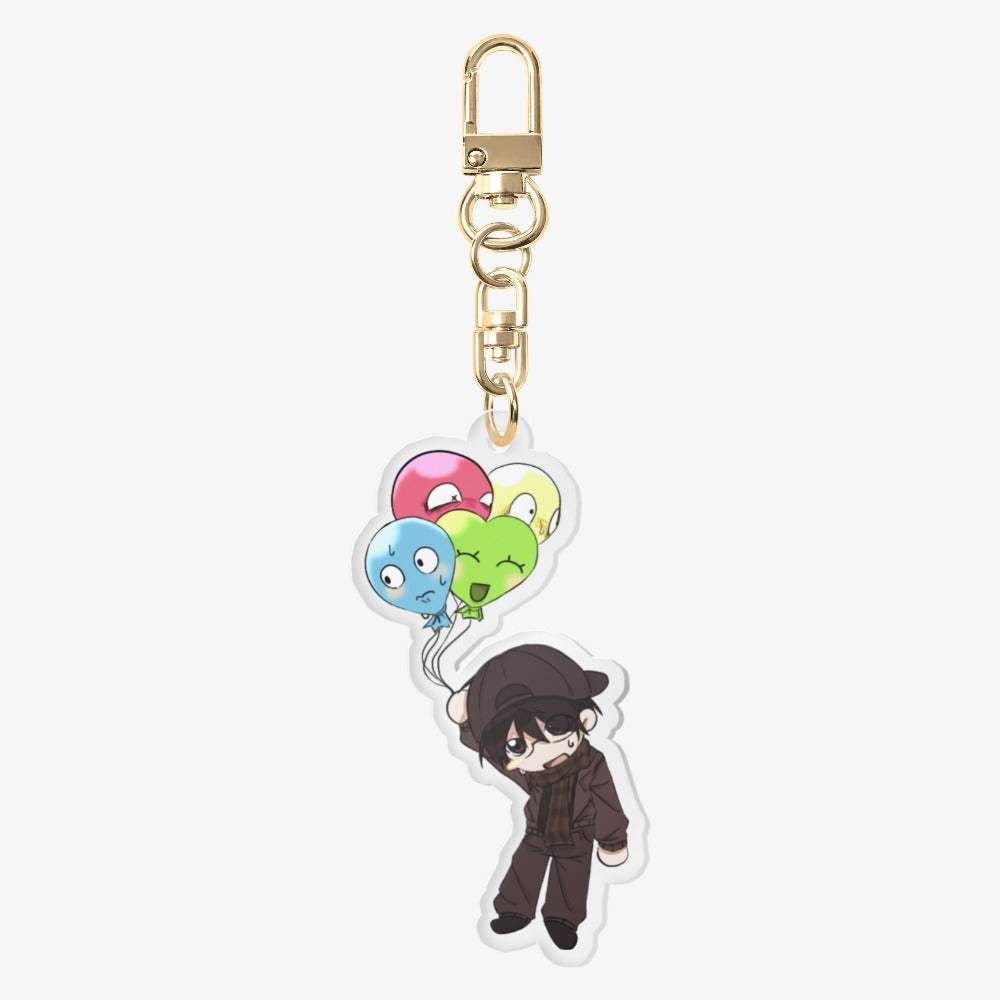 Cs_01n - Mr. Balloon Acrylic Keyring - Marpple Shop - Keyring - Harumio
