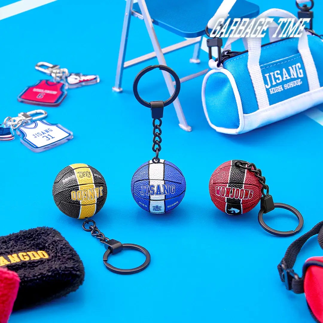 Garbage Time - Mini Basketball Keyring - Webtoon Friends - Keyring - Harumio