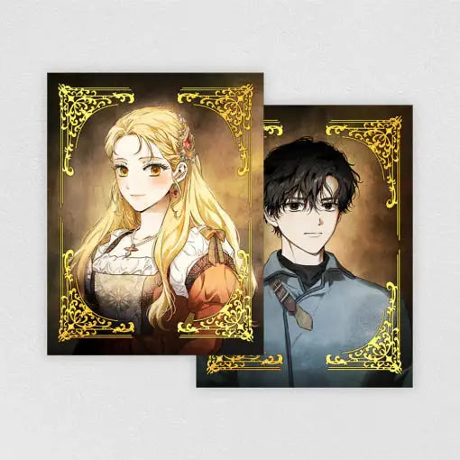 I Tamed My Ex-Husband's Mad Dog - Gold-plated Postcard Set - Official W - Postcard - Harumio