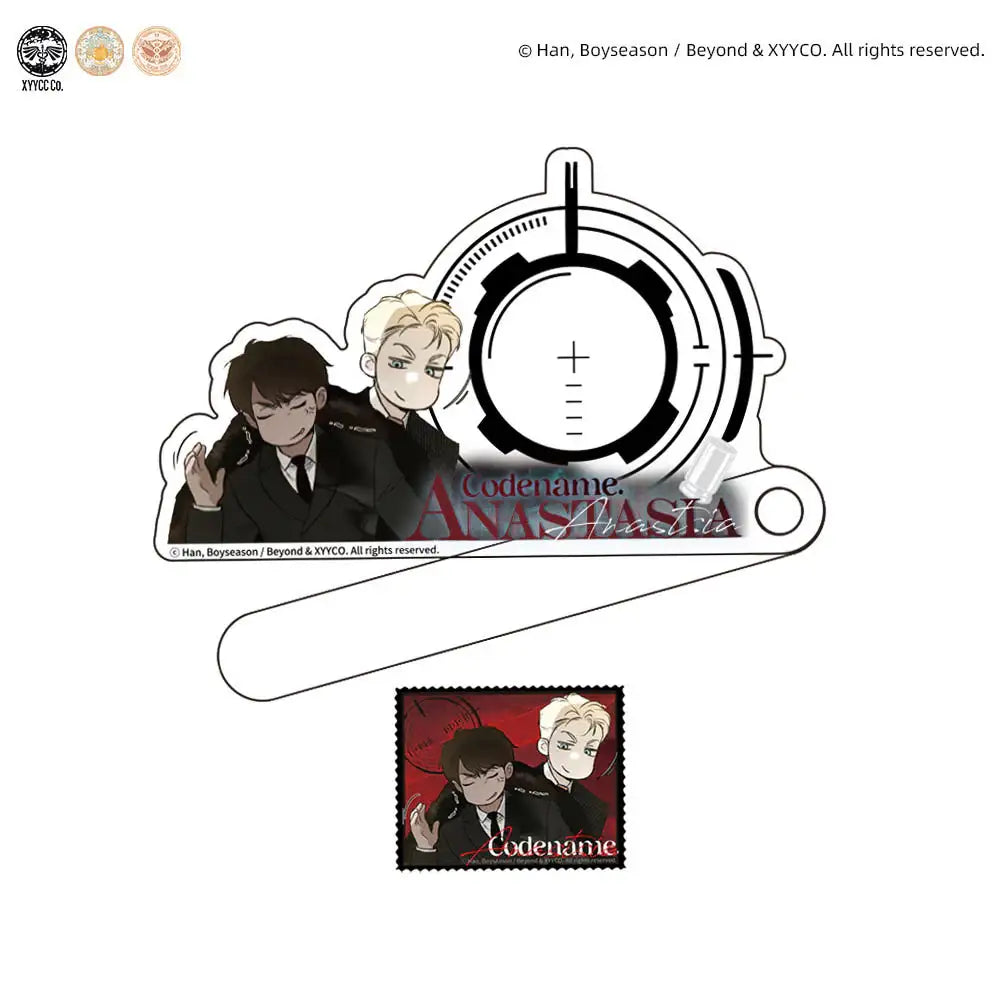 Codename: Anastasia - Acrylic Photo Prop Stamp Set - Goodsbee - Photo Prop - Harumio