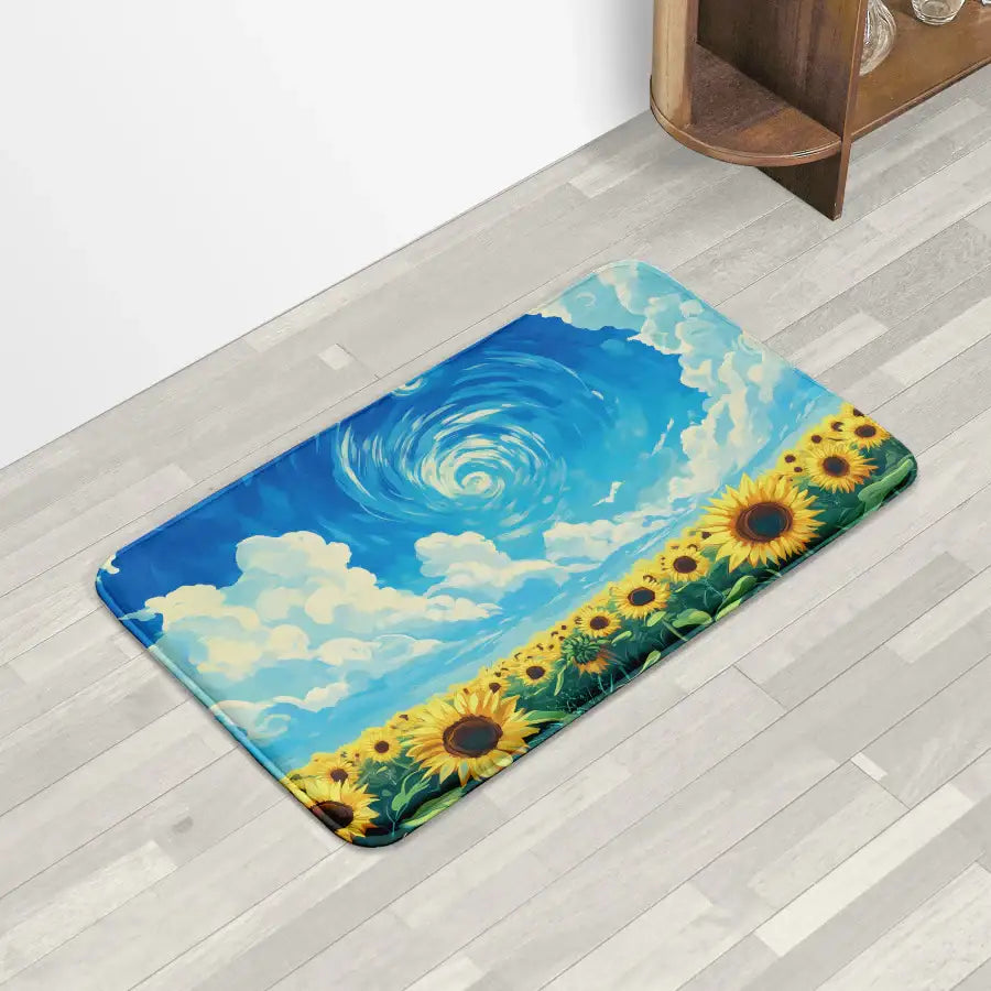 NAYOEE - Sky & Sunflowers Mat - Marpple Shop - Mat - Harumio
