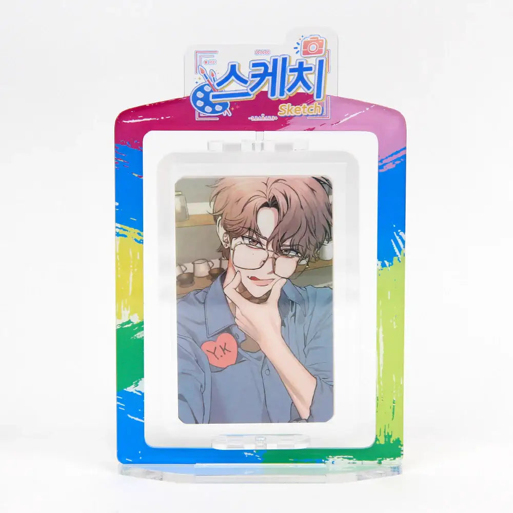 Sketch - Rotating Photo Holder Acrylic Stand - Sketch - Acrylic Stand - Harumio