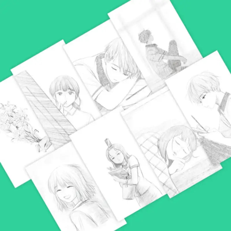 Youth Blossom - Croquis Postcard Set - Jaedam Media - Postcards - Harumio
