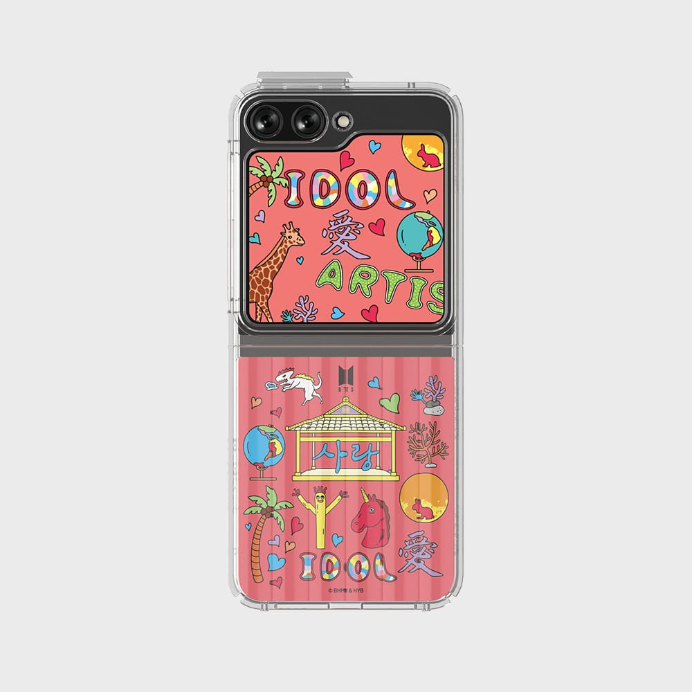 SLBS - BTS Music Theme IDOL Flip Suit Card Case Set