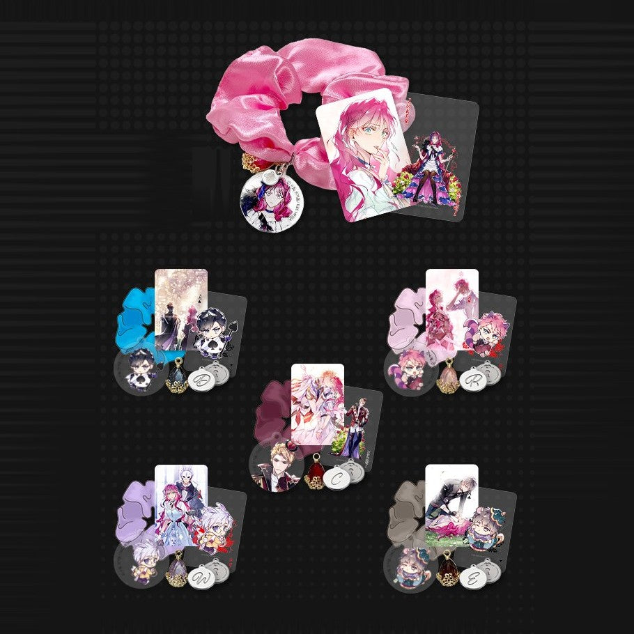 Villains Are Destined to Die x FANTAZIT - Hair Scrunchie Poka Set - FANTAZIT - Hair Scrunchie - Harumio