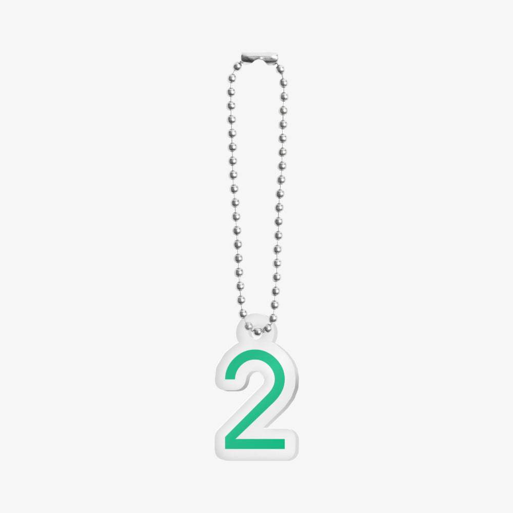 268 Design - Number 2 Keychain - Marpple Shop - Keychain - Harumio
