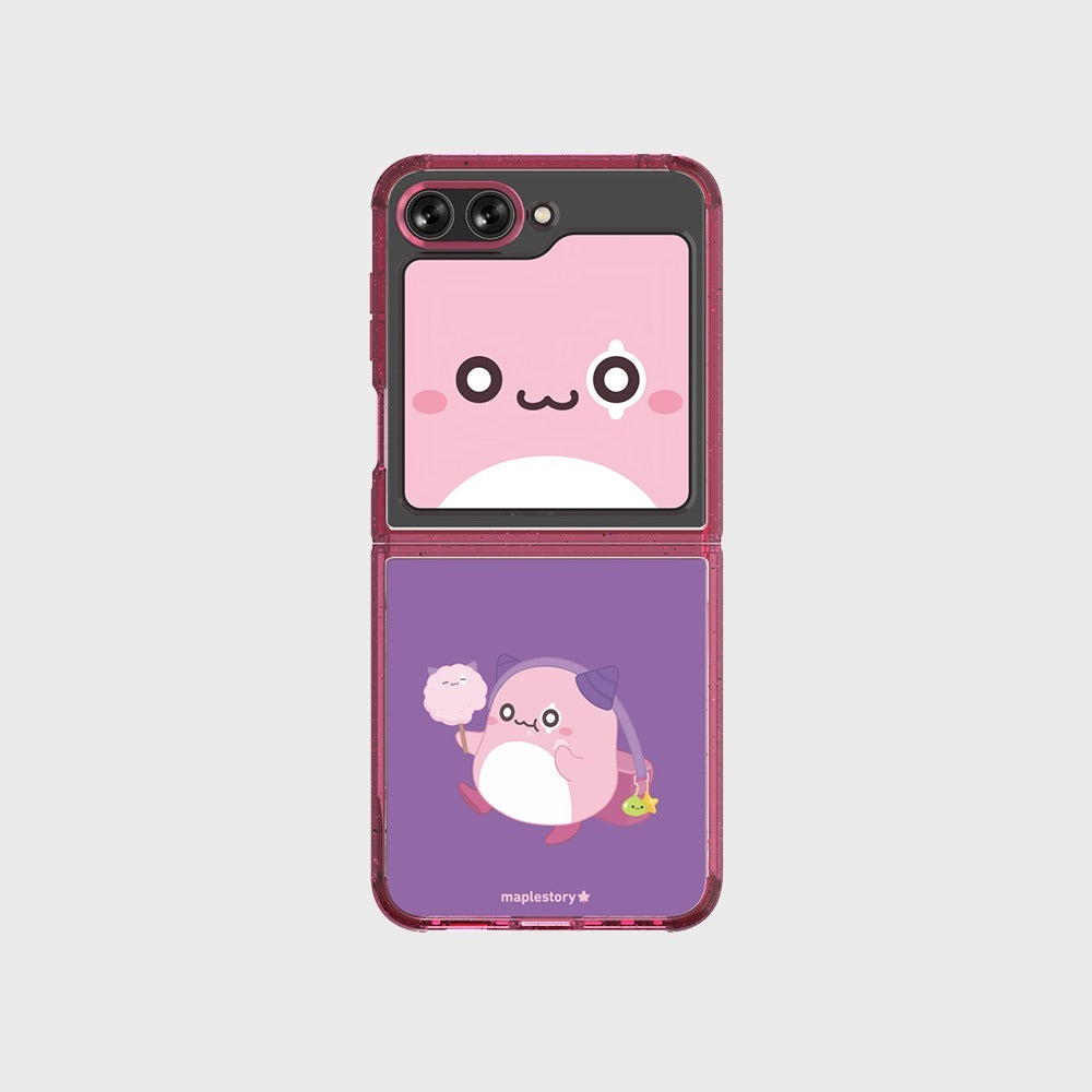 SLBS - Maple Story Pink Bean Flipsuit Case (Galaxy Z Flip5)