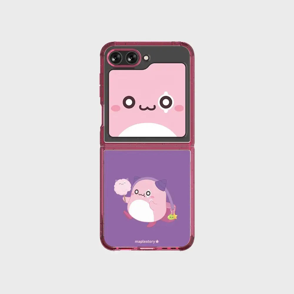 SLBS - Maple Story Pink Bean Flipsuit Case (Galaxy Z Flip5) - SLBS - Home & Living, Accessories - Harumio