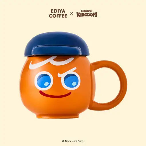Ediya Coffee x Cookie Run : Kingdom - Brave Cookie Mug - Cookie Run - Mug - Harumio
