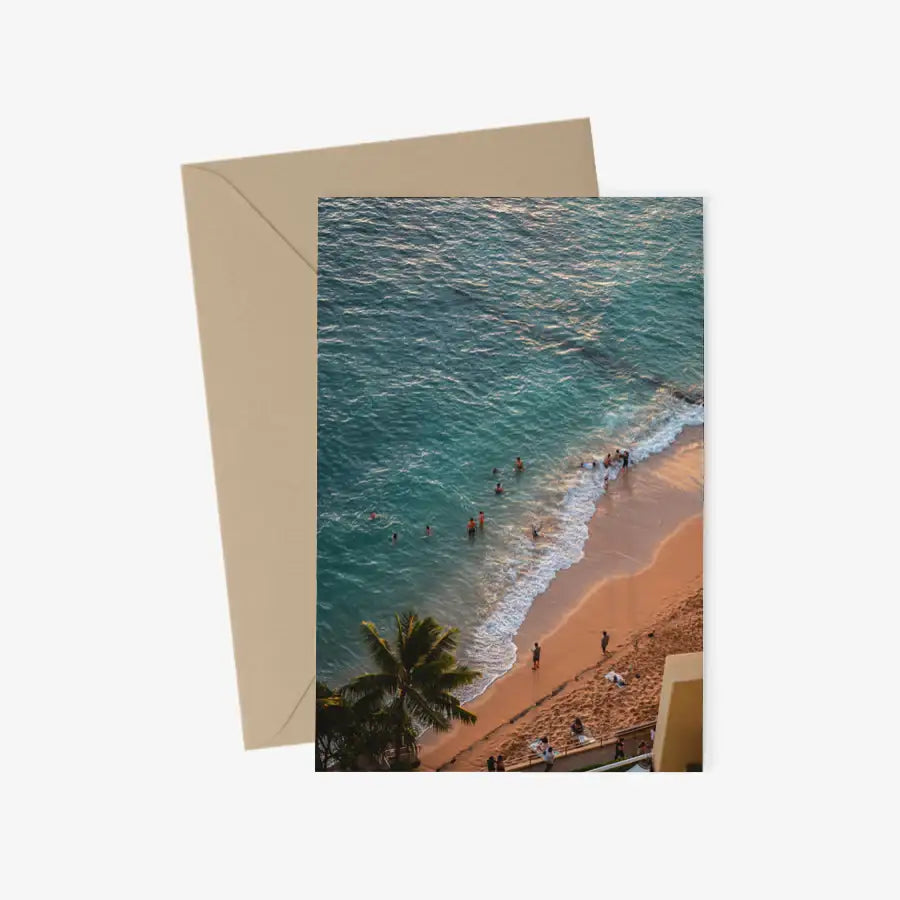 mcble - Beach At Sunset Postcard & Envelope Set - Marpple Shop - Postcard - Harumio