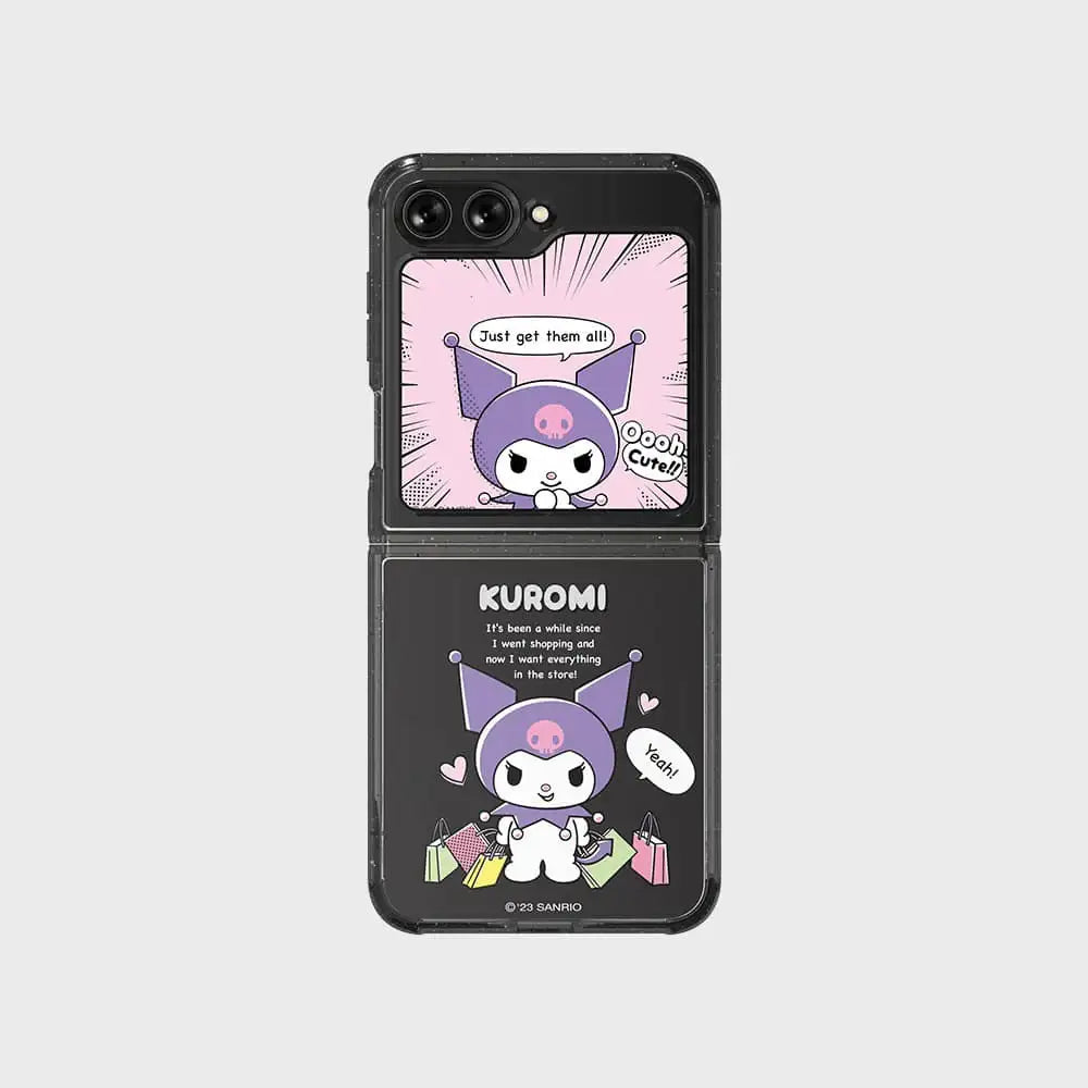 SLBS - Kuromi Suit Phone Case (Galaxy Z Flip5) - SLBS - Home & Living, Accessories - Harumio