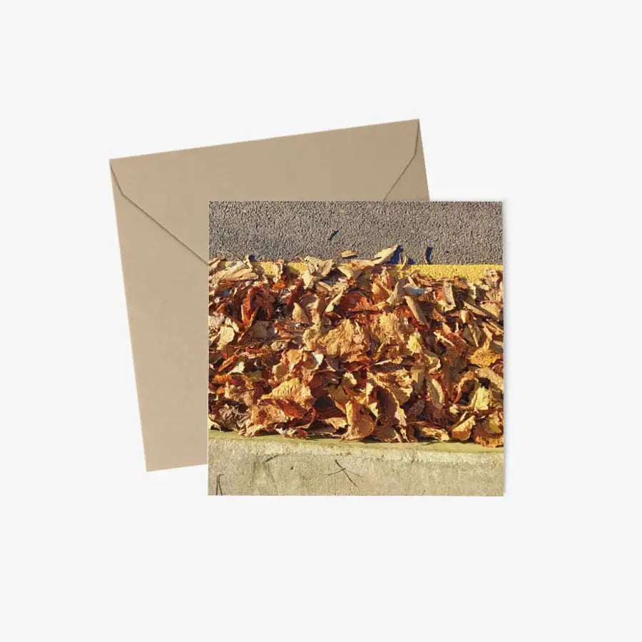 Lemon Moon - Fallen Leaves Postcard & Envelope Set - Marpple Shop - Postcard - Harumio