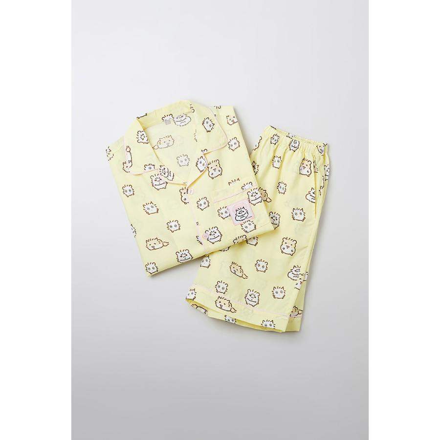SPAO x Kerham - Short Sleeve Pajamas Set (Light Yellow) - SPAO - Pajamas - Harumio